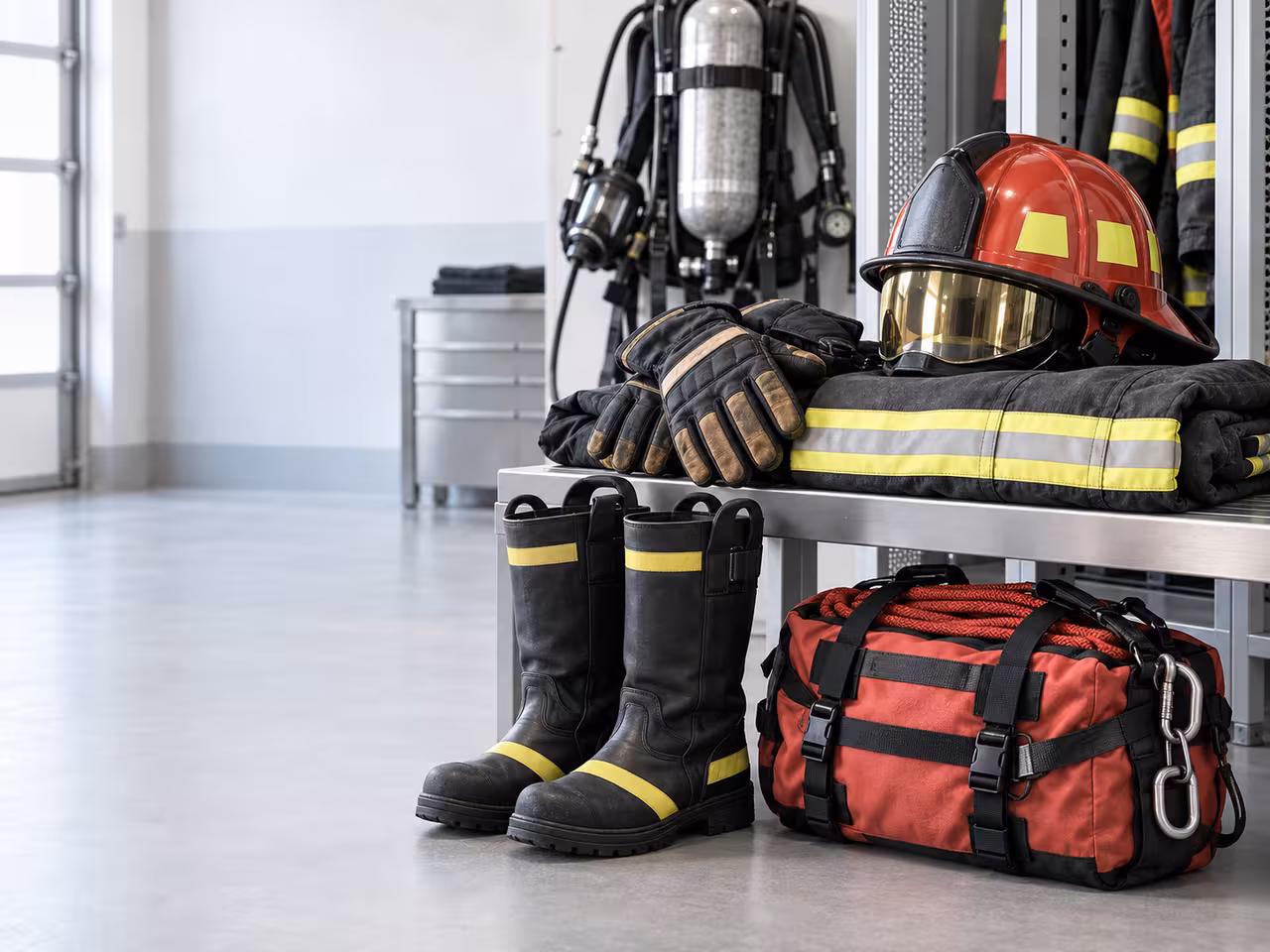 Equipo de protección personal y rescate para bomberos